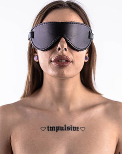 Plush Fur Lined Blindfold Aviator