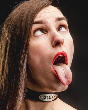 Slut Leather Collar