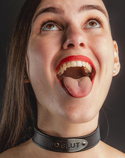 Slut Leather Collar