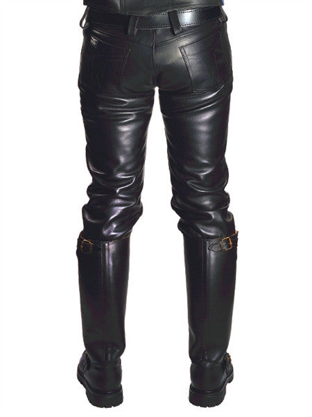 Mister B Leather Jeans Buttons