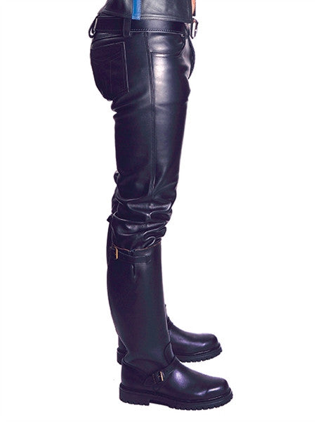 Mister B Leather Jeans Buttons
