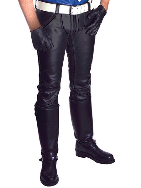 Mister B Leather FXXXer Jeans All Black