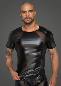 Power Wetlook T-shirt With 3D Net