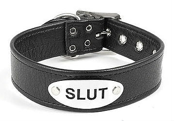 Slut Leather Collar