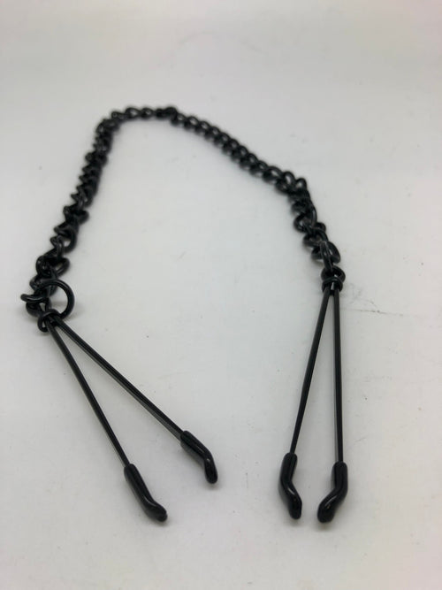 Black Tweezer Nipple Clamps