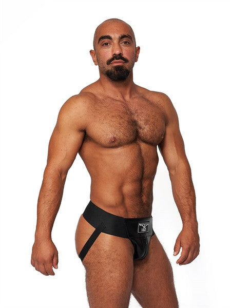 Mister B Leather Premium Jockstrap - Black