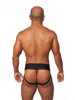Mister B Leather Premium Jockstrap - Black