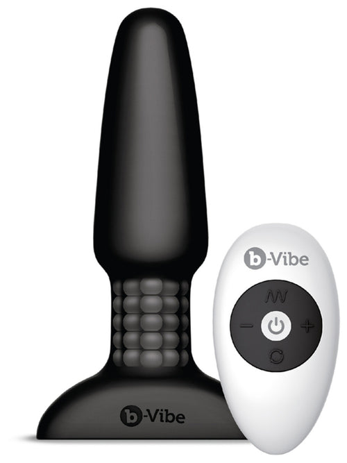 b-Vibe USB Rechargeable Rimming Plug - Black
