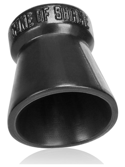 Cone Of Shame Chastity Cockring - Black