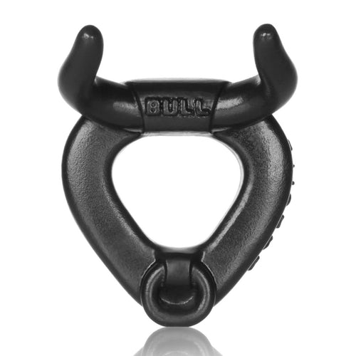 Bull Horned Cockring - Black