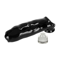 Miguel Uncut Adjustable Size Cocksheath - Black