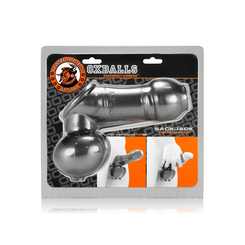 Sackjack Wearable Jackoff Sheath - Steel