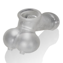 Sackjack Wearable Jackoff Sheath - Clear Frost