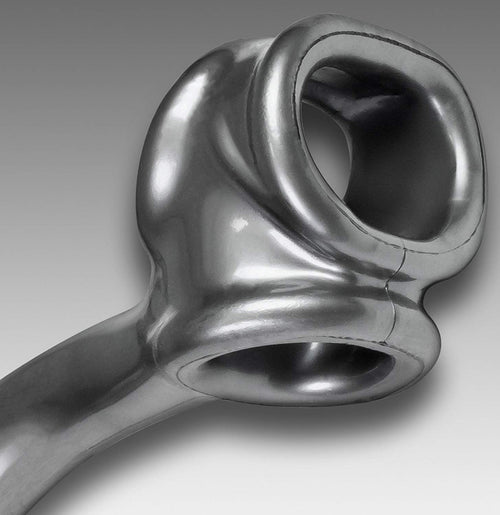 Alien Tail Buttplug and Cocksling - Steel
