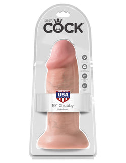King Cock 10" Chubby - Flesh
