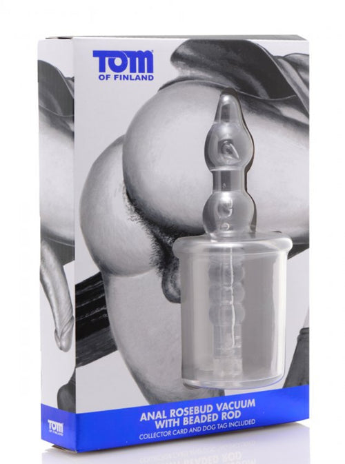 Tom of Finland Anal Pump Cylinder with Stimulator Shaft