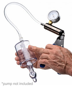 Tom of Finland Anal Pump Cylinder with Stimulator Shaft
