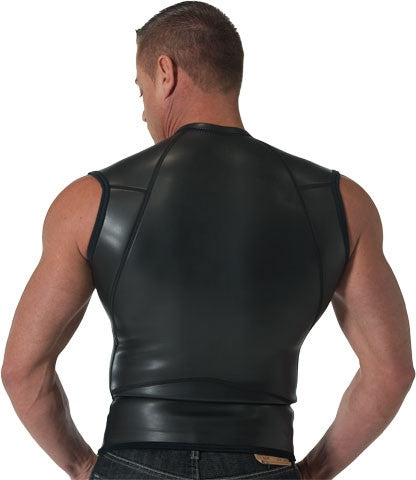 Neoprene Moto Vest Zip Smooth