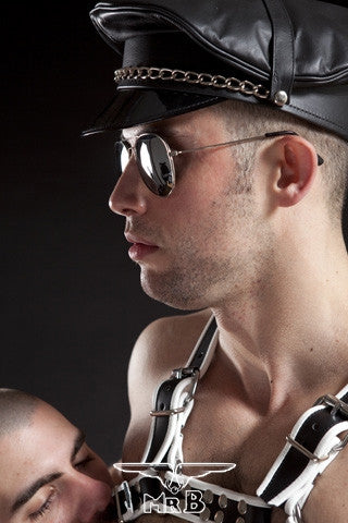 Mister B Military Cap No Fishbone Black