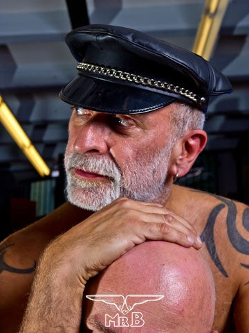 Mister B Military Cap No Fishbone Black