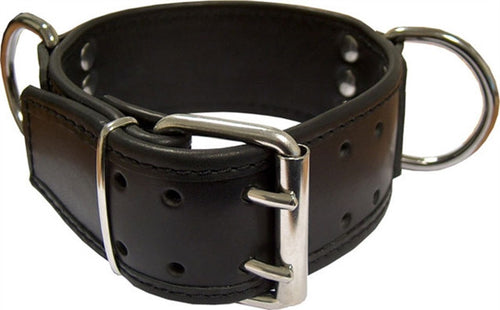 Mister B Slave Collar D Rings Broad
