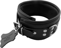 Mister B Slave Collar Black Padding