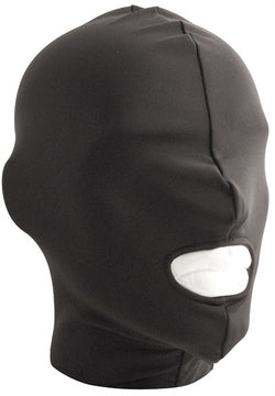 Mister B Lycra Hood Mouth Open Only - Black