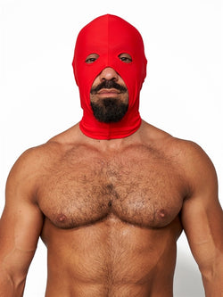 Mister B Lycra Cocksucker Hood - Red