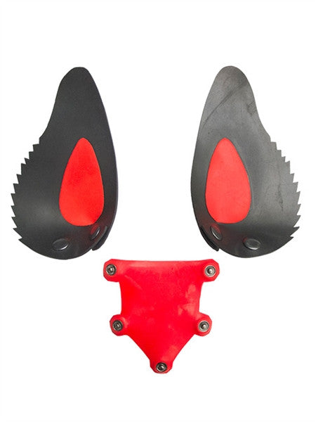 Mister B FETCH Rubber Dog Hood Tongue and Ears - All Colours