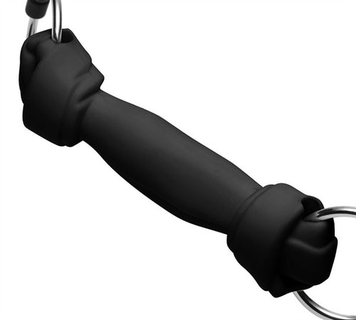 Mister B Dog Bone Gag Black
