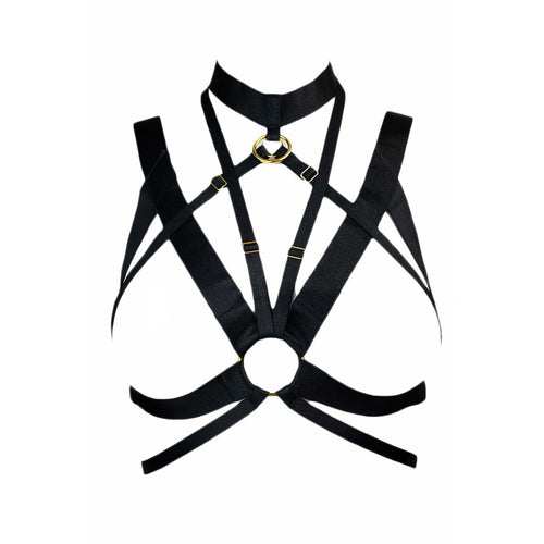Andorra Black with Gold Harness