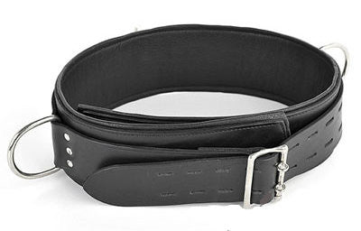 Deluxe Lockable Bondage Belt