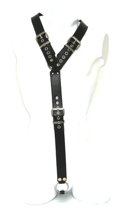 Y Body Harness Leather