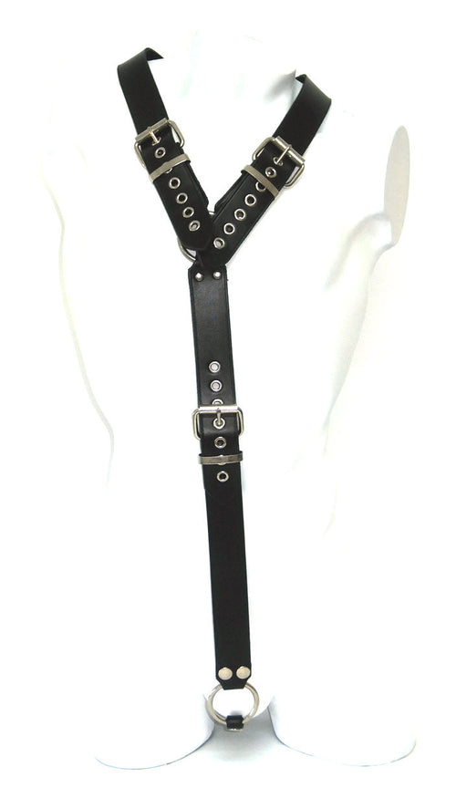 Y Body Harness Leather