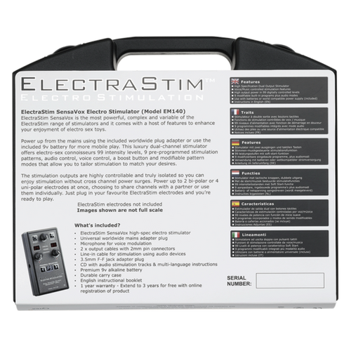 ElectraStim Sensavox  E-Stim Stimulator