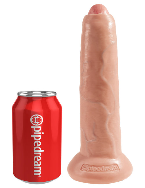 King Cock 9" Uncut Cock - Flesh