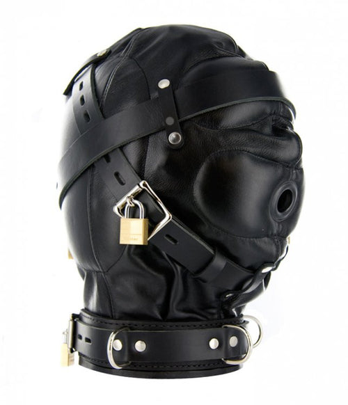 Strict Leather Sensory Deprivation Hood - Medium / Large