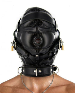 Strict Leather Sensory Deprivation Hood - Small / Medium
