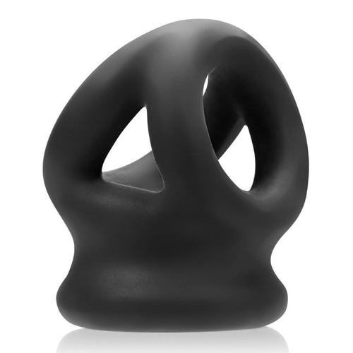 Tri-Squeeze Cocksling Ballstretcher - Black Ice