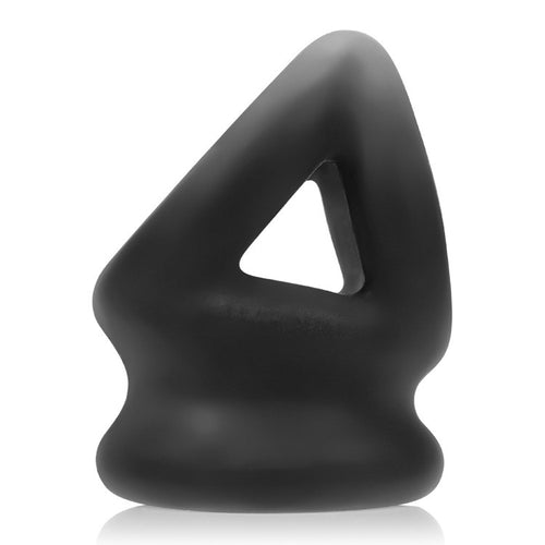 Tri-Squeeze Cocksling Ballstretcher - Black Ice