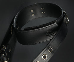 Bondage 4 Ring Collar With Velcro