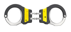 ASP Identifier Hinge Handcuffs (Steel) - Yellow