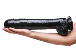 The Black Destroyer Huge Suction Cup Dildo