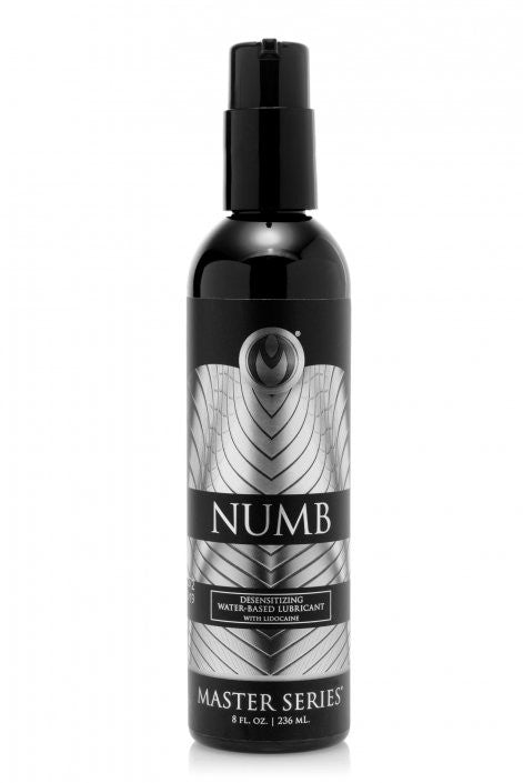 Numb Desensitizing Water Based Lubricant with Lidocaine - 8oz