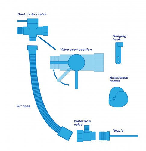 Toilet Enema Attachment Set