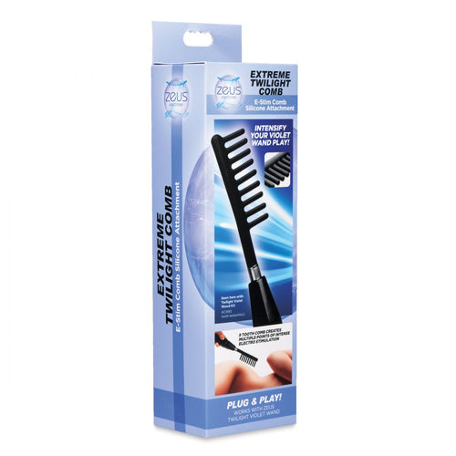 Extreme Twilight Comb Silicone eStim Attachment