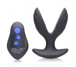 64X Electro-Spread Vibrating and E-Stim Silicone Butt Plug