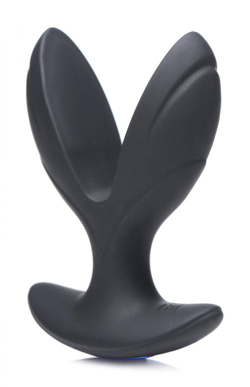64X Electro-Spread Vibrating and E-Stim Silicone Butt Plug