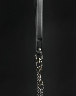 Leather Handle & Chain Leash