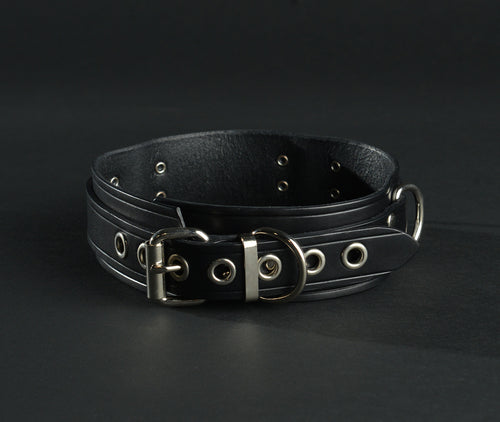 Bondage Collar 4 D Rings